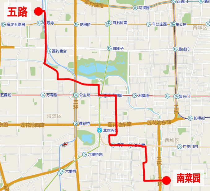 北京618路公交车路线图片