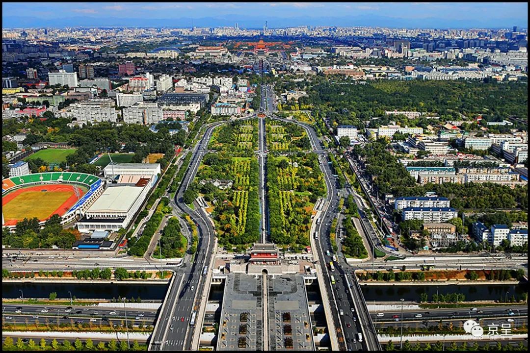 北京鸟瞰图中轴线图片